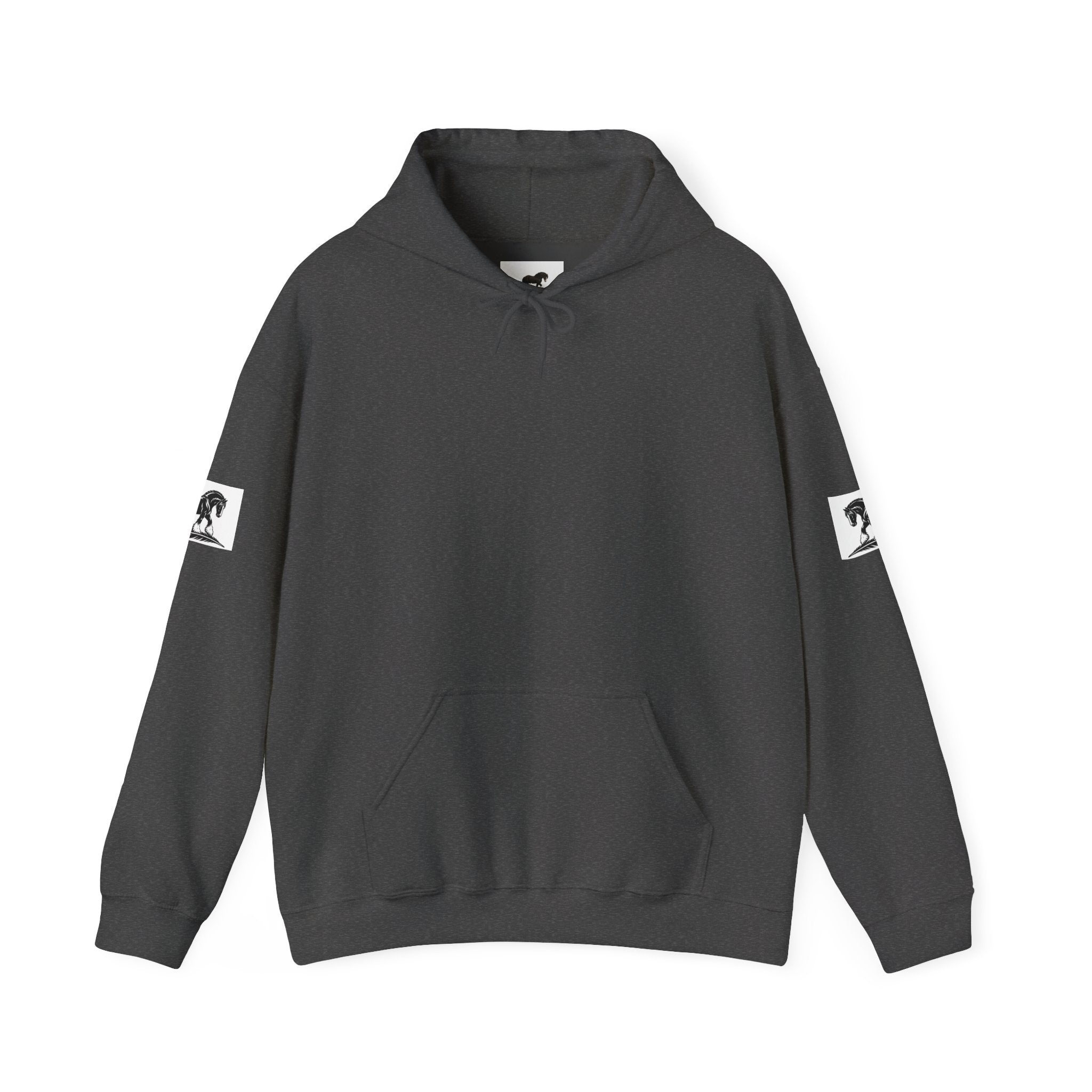 Gentle Giants Shire Horse Hoodie — Back Print Graphic Sweatshirt