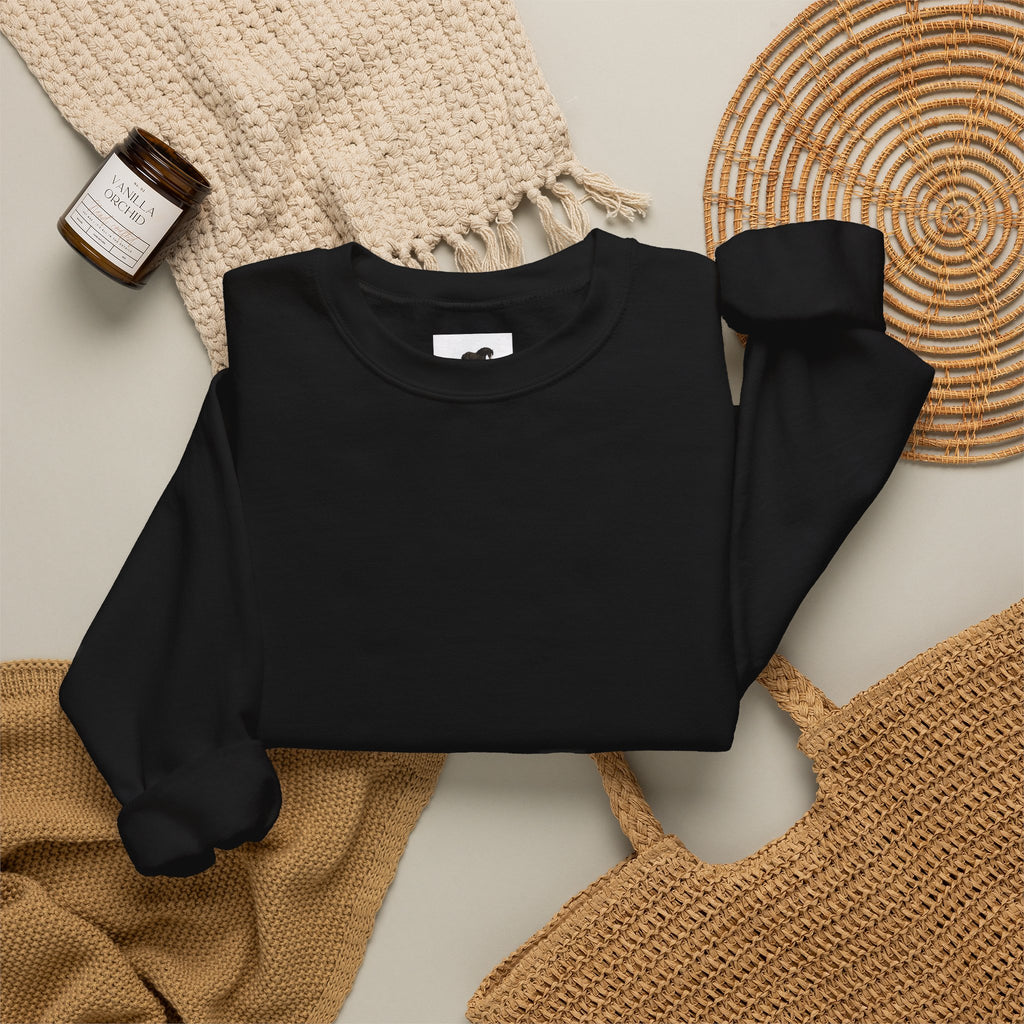 Horse Illustration Crewneck Sweatshirt — Vintage Sketch 'Unbridled Spirit'