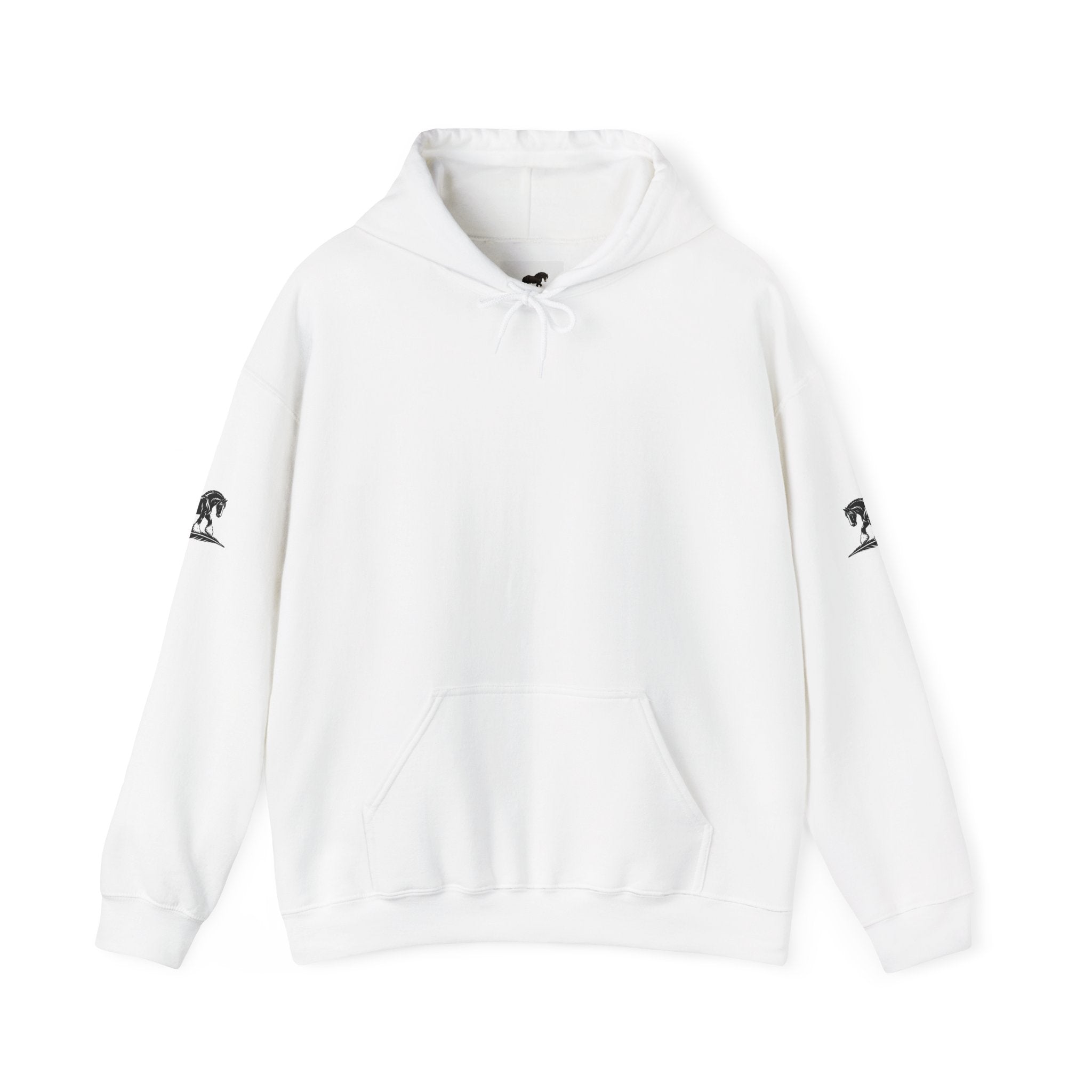 Gentle Giants Shire Horse Hoodie — Back Print Graphic Sweatshirt