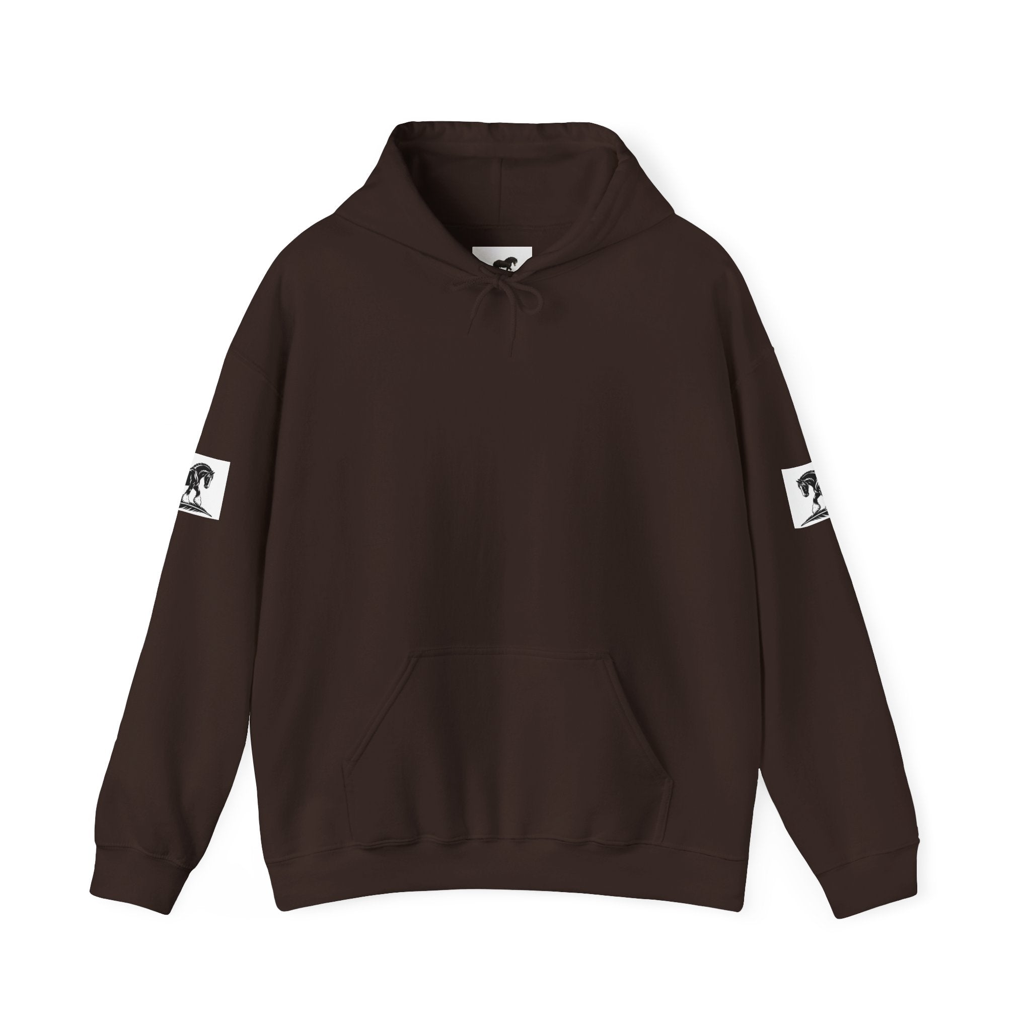 Gentle Giants Shire Horse Hoodie — Back Print Graphic Sweatshirt