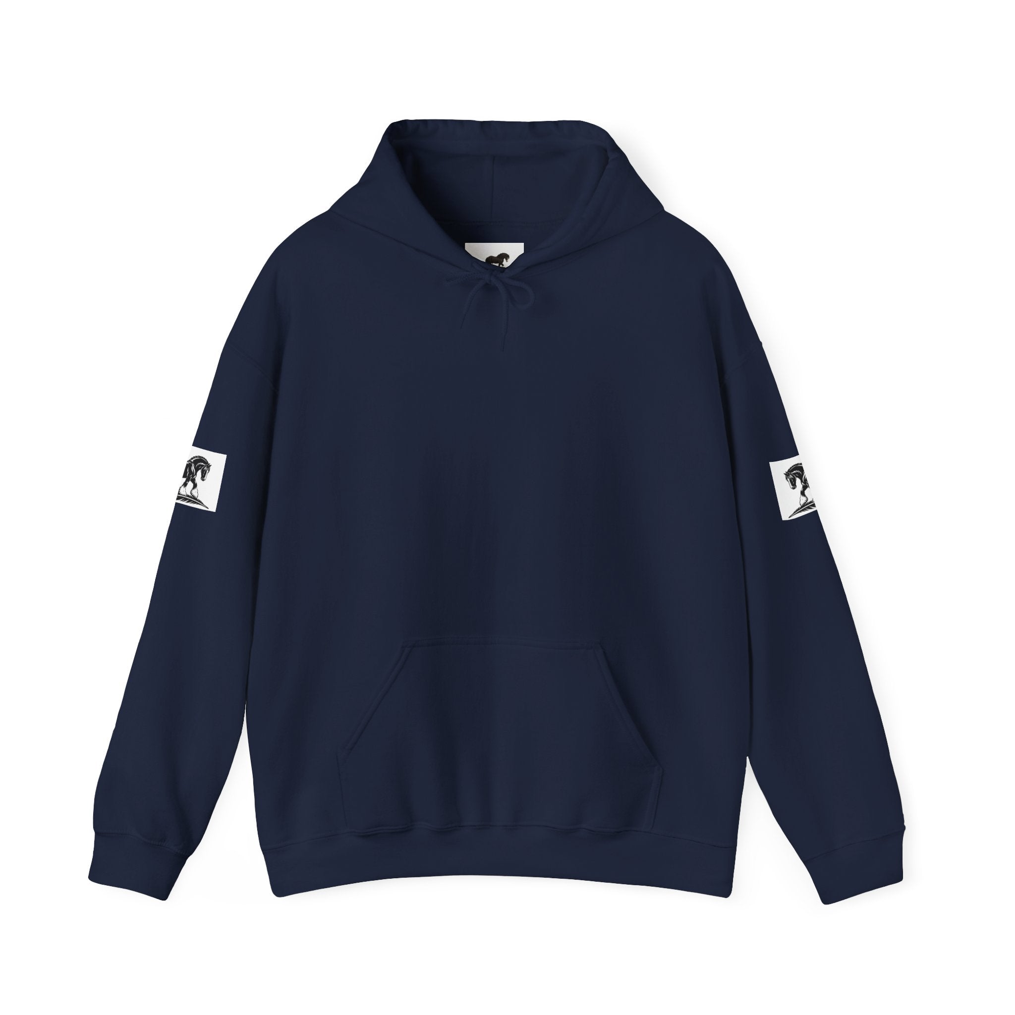 Gentle Giants Shire Horse Hoodie — Back Print Graphic Sweatshirt