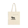 Vintage Horse Illustration Cotton Tote Bag — "I would if I could, but I can’t"